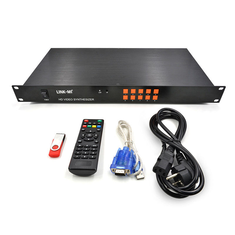 HD 4x1 HDMI 멀티 뷰어 TCP/IP 1080P 하드웨어 비디오 합성기 RS232
