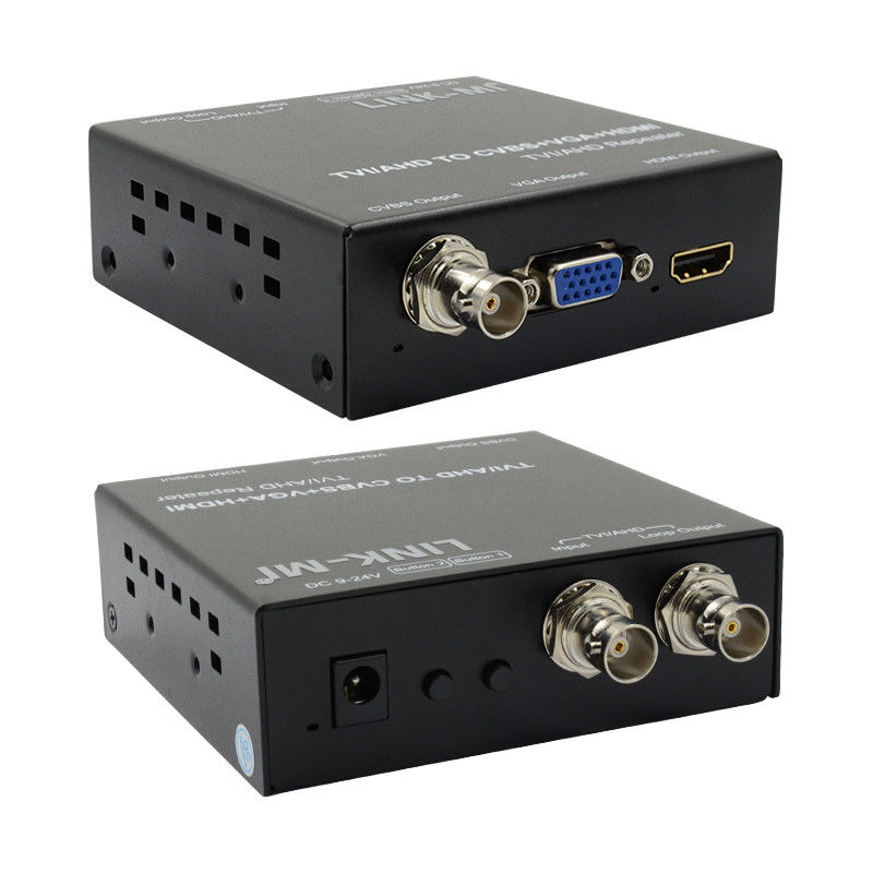 720P 60Hz AHD에서 HDMI 변환기 TVI CVI에서 HDMI CVBS VGA 비디오 변환기