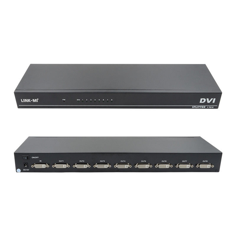 DVI D 29pin 비디오 HDMI 스위치 여성 HDMI 스플리터 1 인 8 아웃 4k