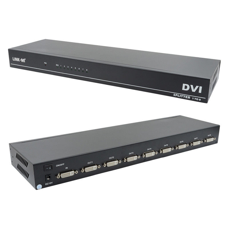 DVI D 29pin 비디오 HDMI 스위치 여성 HDMI 스플리터 1 인 8 아웃 4k