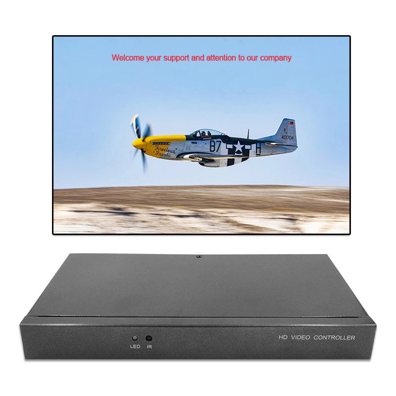 캐릭터 초상화 HDMI 비디오 벽 컨트롤러 캡션 애더 4인1 출력 HD 비디오 프로세서