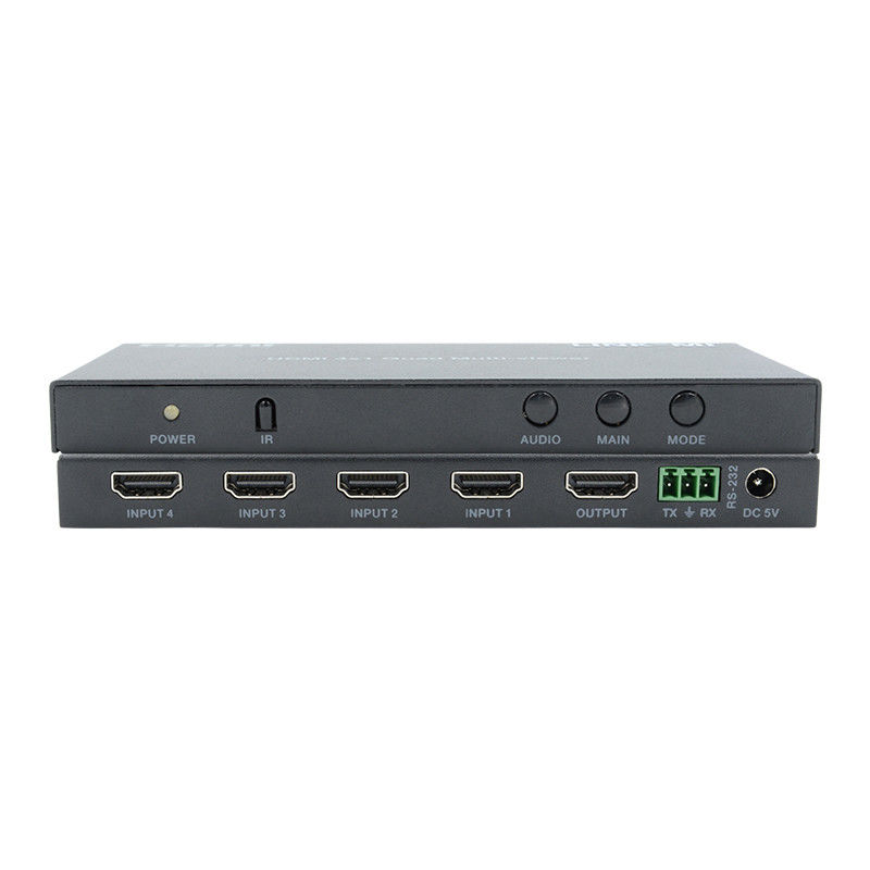 고성능 HDMI 4x1 쿼드 멀티 뷰어 HDMI 1.4b HDCP 1.4 및 DVI 호환