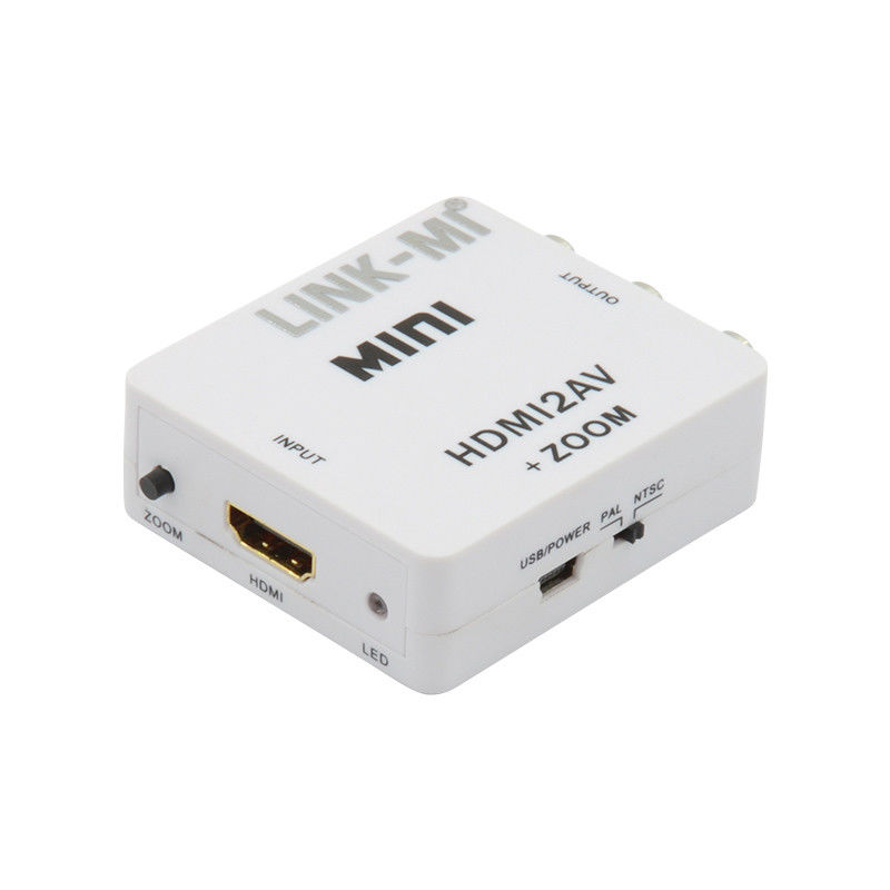 미니 HDMI에서 CVBS 미니 HDMI에서 AV 신호 변환기 호환성 HDMI 1.3