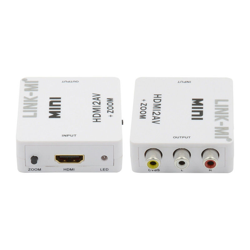 미니 HDMI에서 CVBS 미니 HDMI에서 AV 신호 변환기 호환성 HDMI 1.3