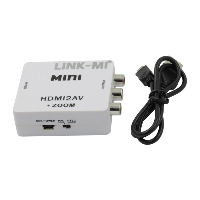 미니 HDMI에서 CVBS 미니 HDMI에서 AV 신호 변환기 호환성 HDMI 1.3