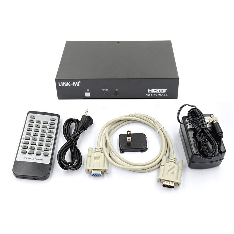 LM-TV04L HDMI 1x4 TV WALL 지원 CVBS/VGA/HDMI/USB 재생 입력 소스