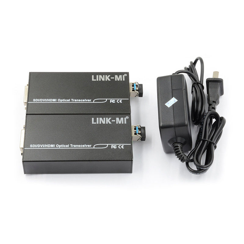 1550/1310nm 광섬유 풀 HD 광 송신기와 수신기 3.5MM 오디오 입력