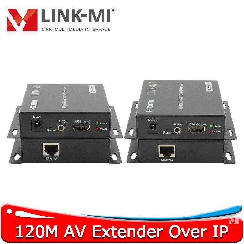 120M AV Over IP H.264 인코더 1x HDBT 입력으로 TCP/IP를 통해 신뢰할 수있는 오디오 및 비디오 전송